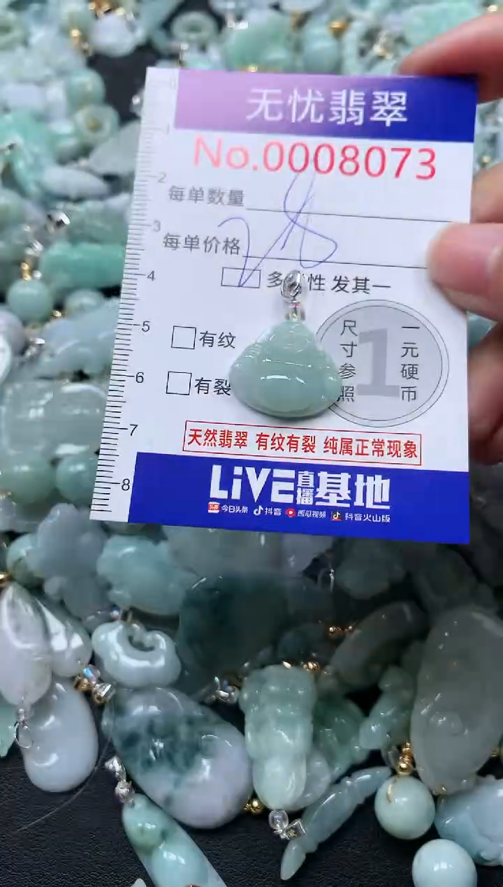 颈饰未镶嵌翡翠8073