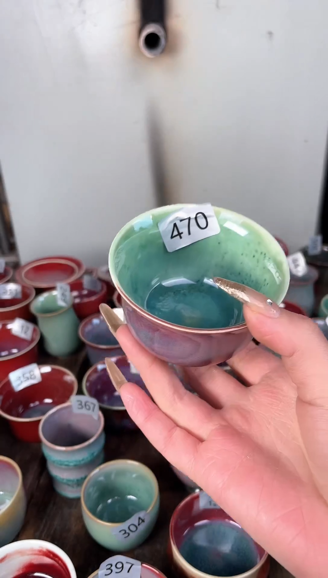 【闪购商品】摆件钧瓷手工茶器窑变