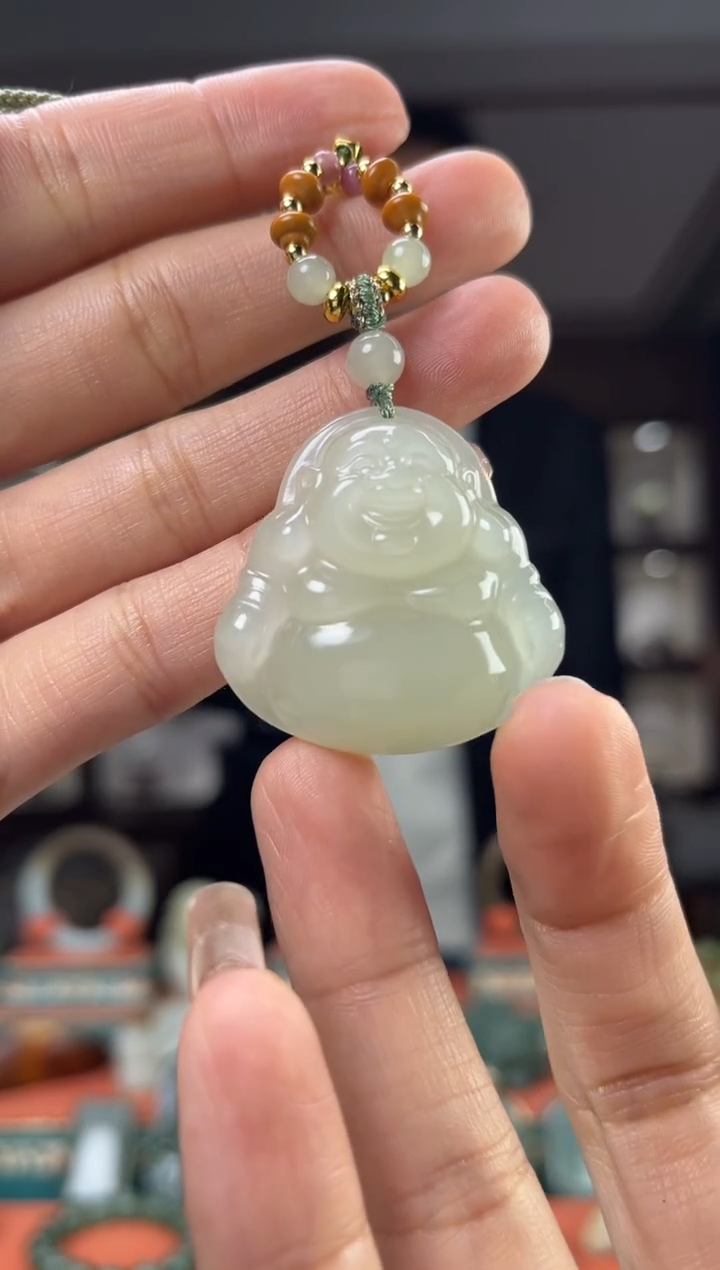 【闪购商品】和田玉颈饰未镶嵌佩佩35mm左右