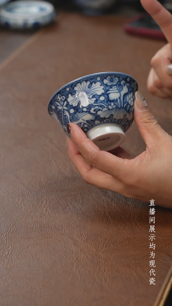 茶器茶器一鹭压手杯