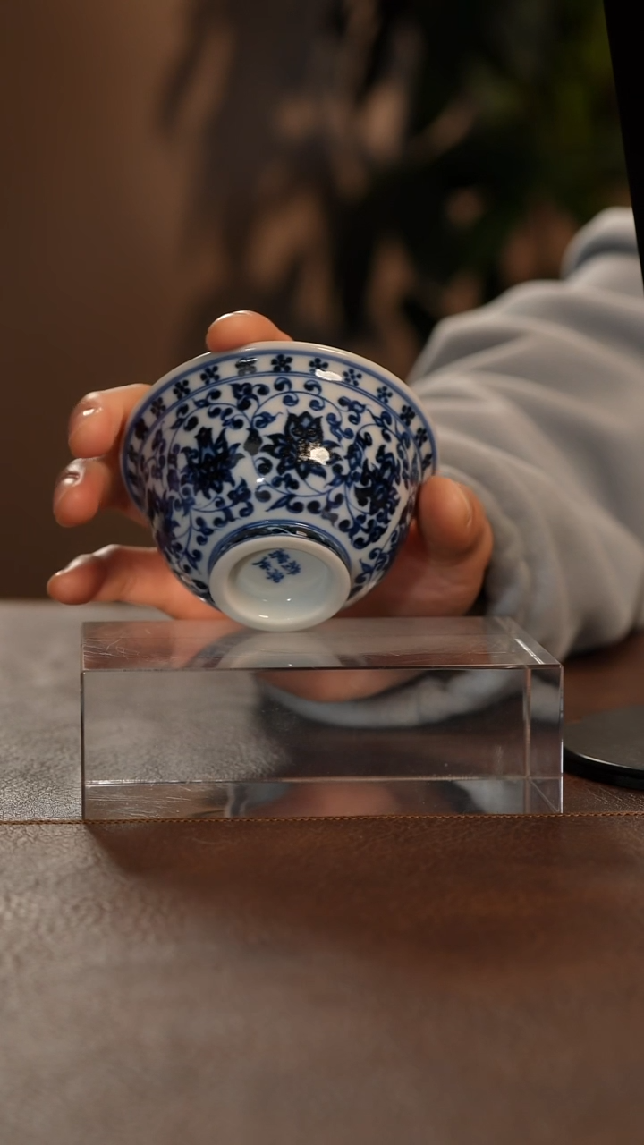 【闪购商品】瓷片青花瓷茶具斌芬陶瓷