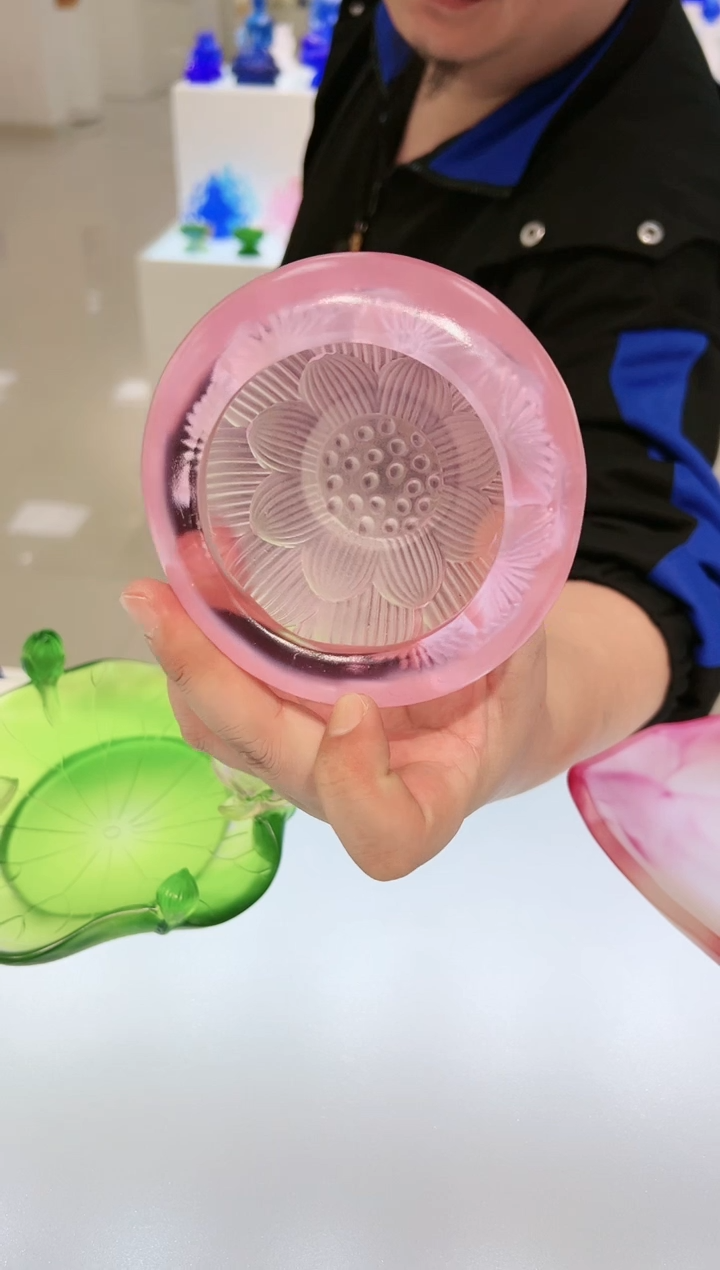 【闪购商品】茶宠古法琉璃莲花聚宝盆