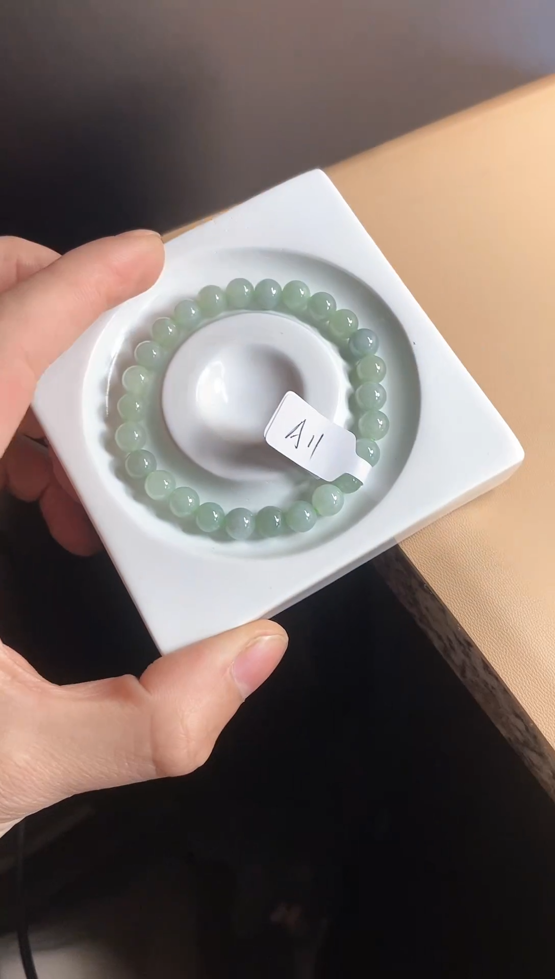 【闪购商品】翡翠手串未镶嵌天然翡翠A货手串A11