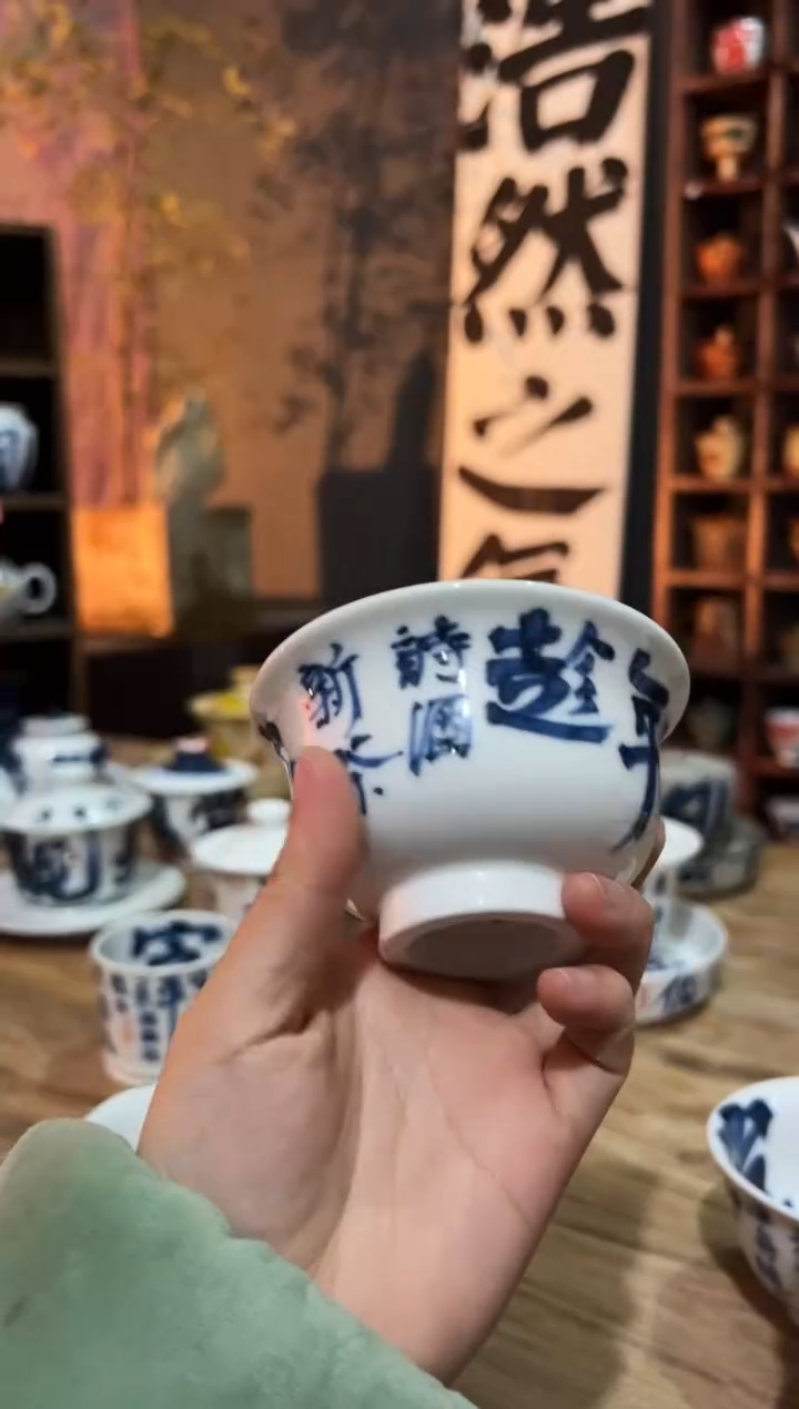 【闪购商品】观云听雨原创手绘茶具