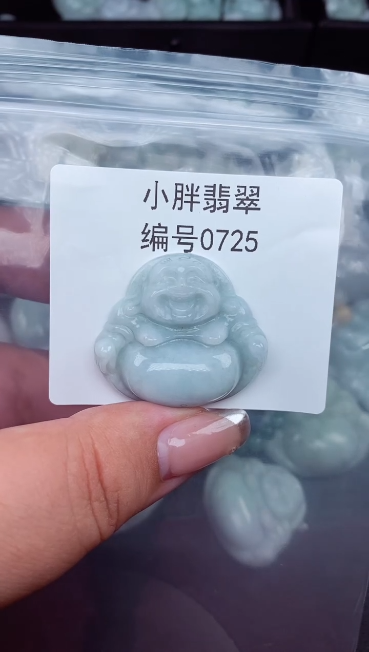 翡翠未镶嵌颈饰缅甸天然A货翡翠0725