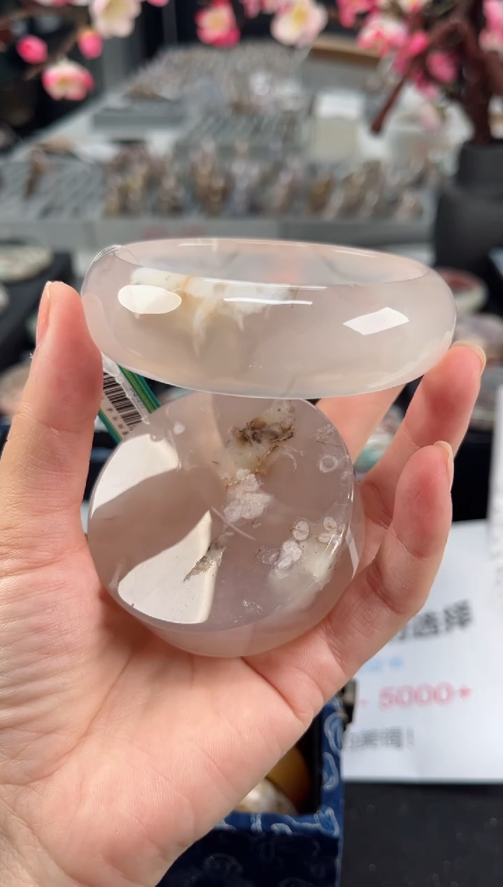 【闪购商品】石英质玉手镯未镶嵌63圈口（赠送镯心）1751906
