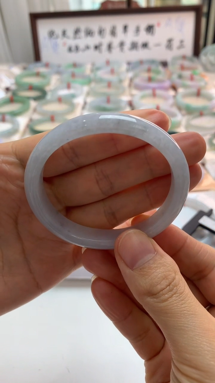 未镶嵌手镯翡翠54贵妃冰乌鸡