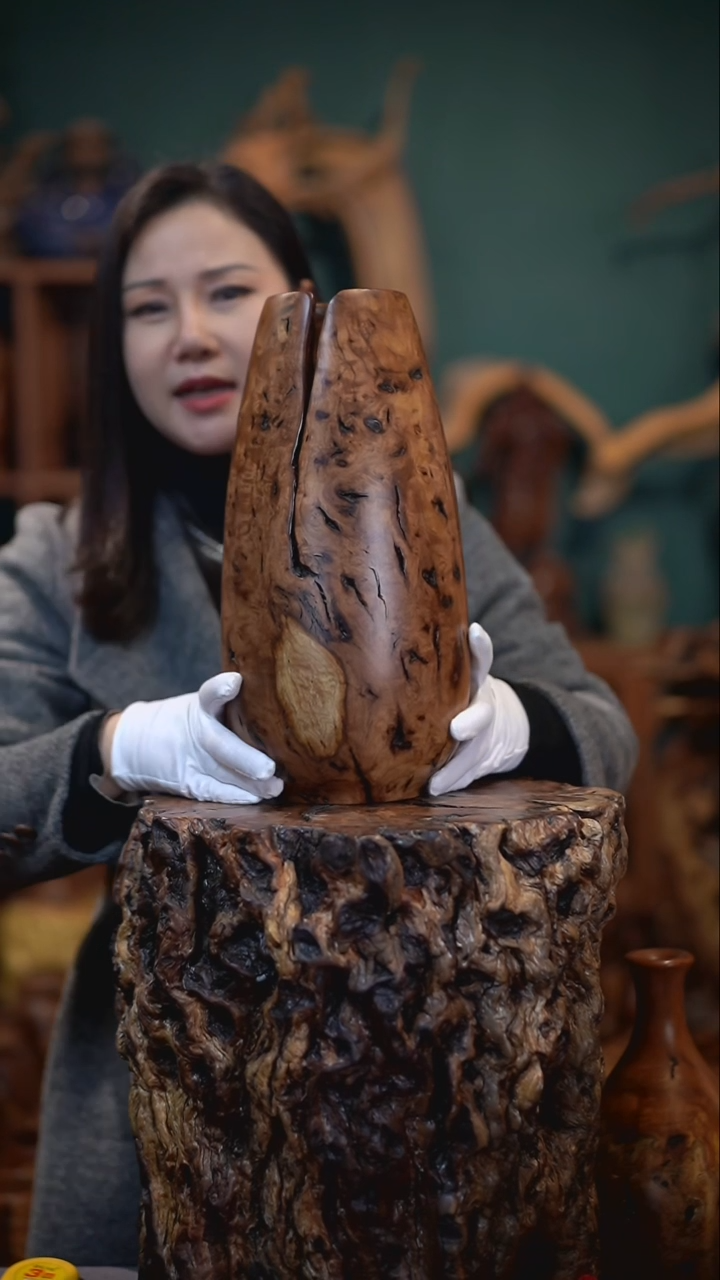 【闪购商品】枣木雷击枣木水滴瓶