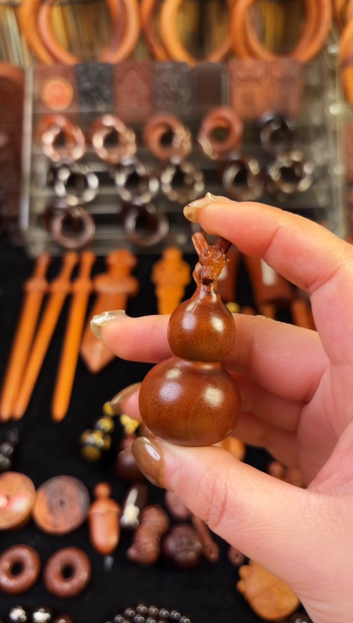 雷枣木老料一天龙头葫芦