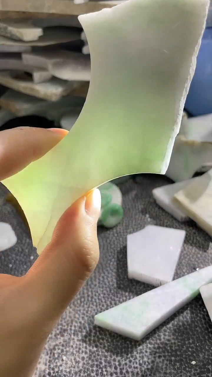 裸石翡翠天然A货翡翠板料