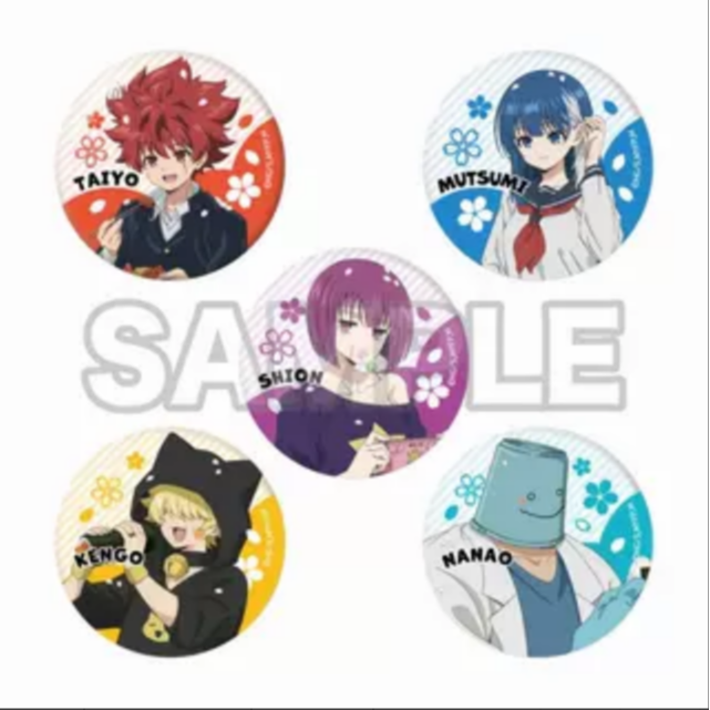 【日谷】夜樱家的大作战赏花徽章 全5种 盲袋一发TJ  潮玩盲盒 