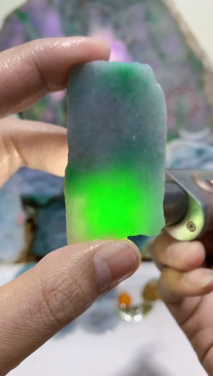 裸石翡翠0蒙0翡翠珠宝385