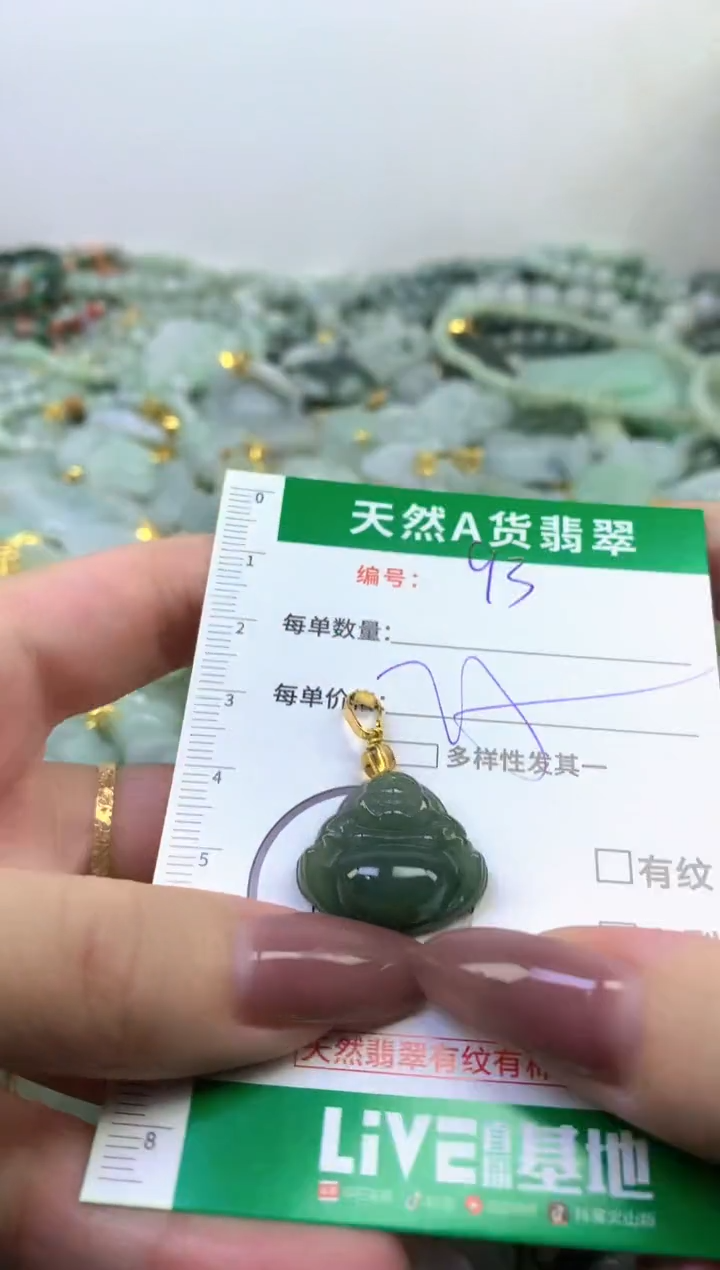 颈饰未镶嵌翡翠纯天然缅甸A货翡翠