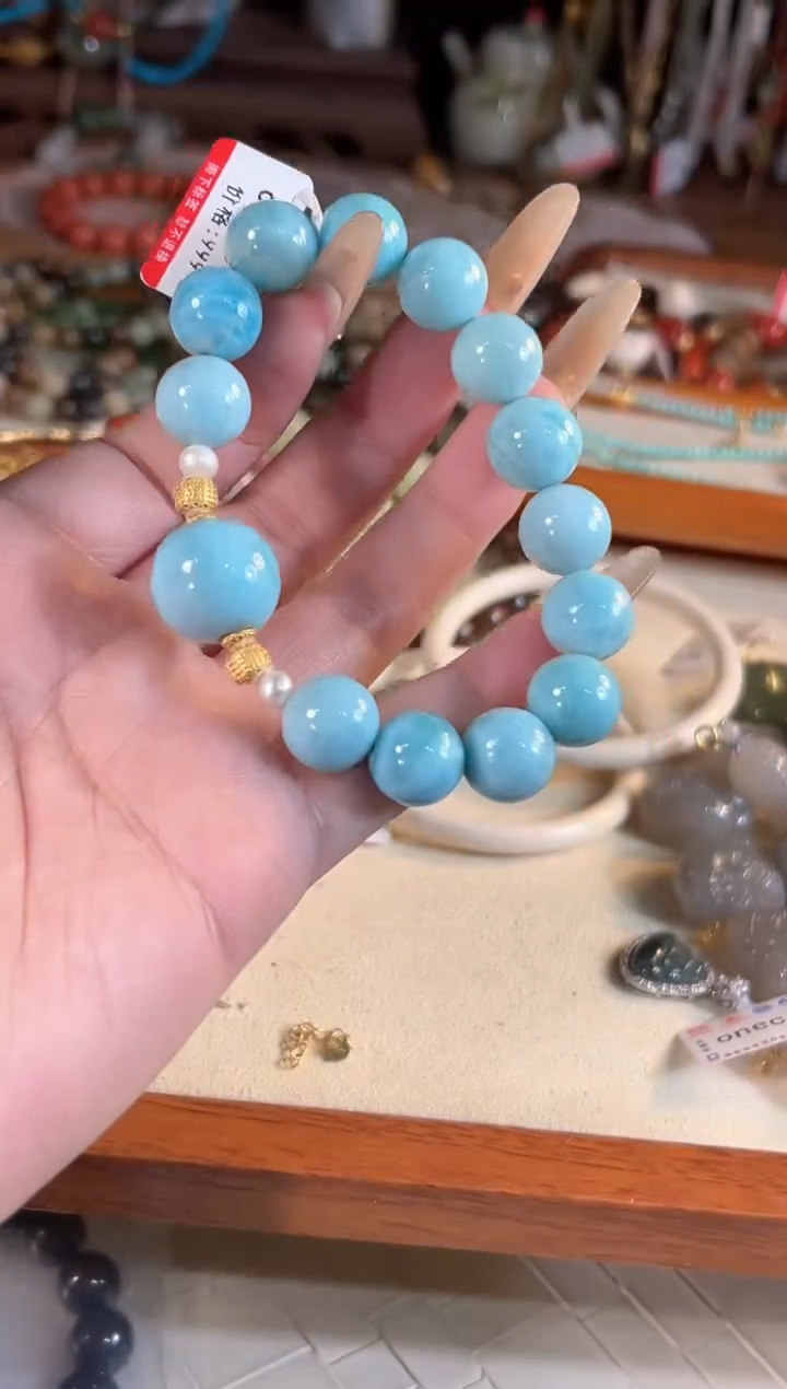 【闪购商品】针钠钙石（海纹石）手链未镶嵌多样性发货其一