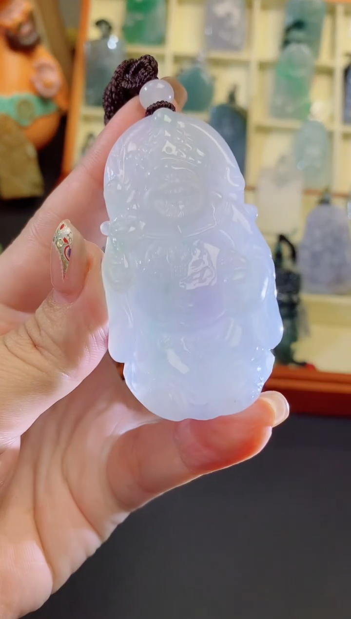 颈饰未镶嵌翡翠缅甸天然翡翠吊坠