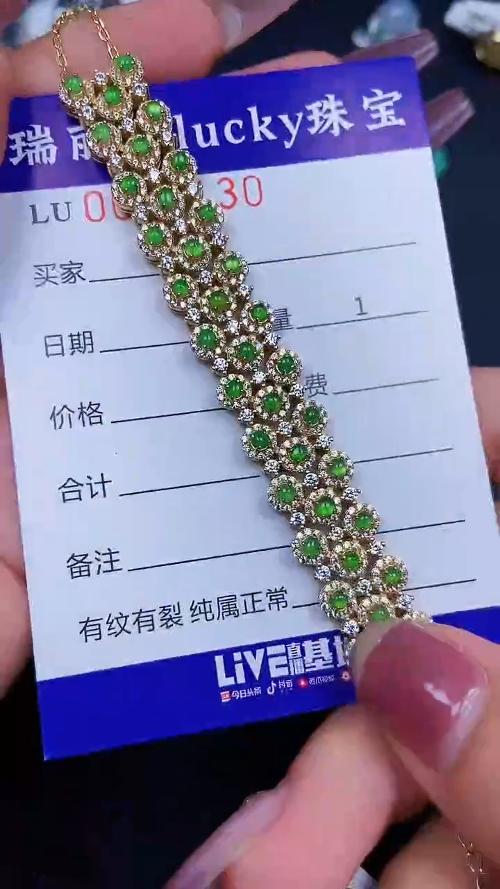 颈饰银S925镶嵌翡翠9130