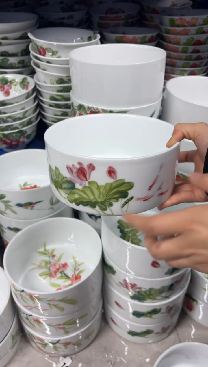 开**莫景德镇手绘釉中彩（食品级）果篮