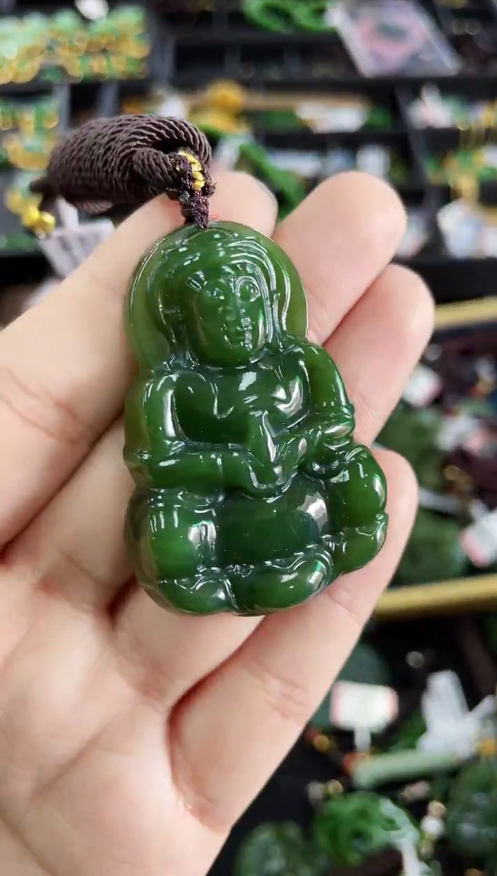 【闪购商品】和田玉吊坠未镶嵌51MM 多样性发一