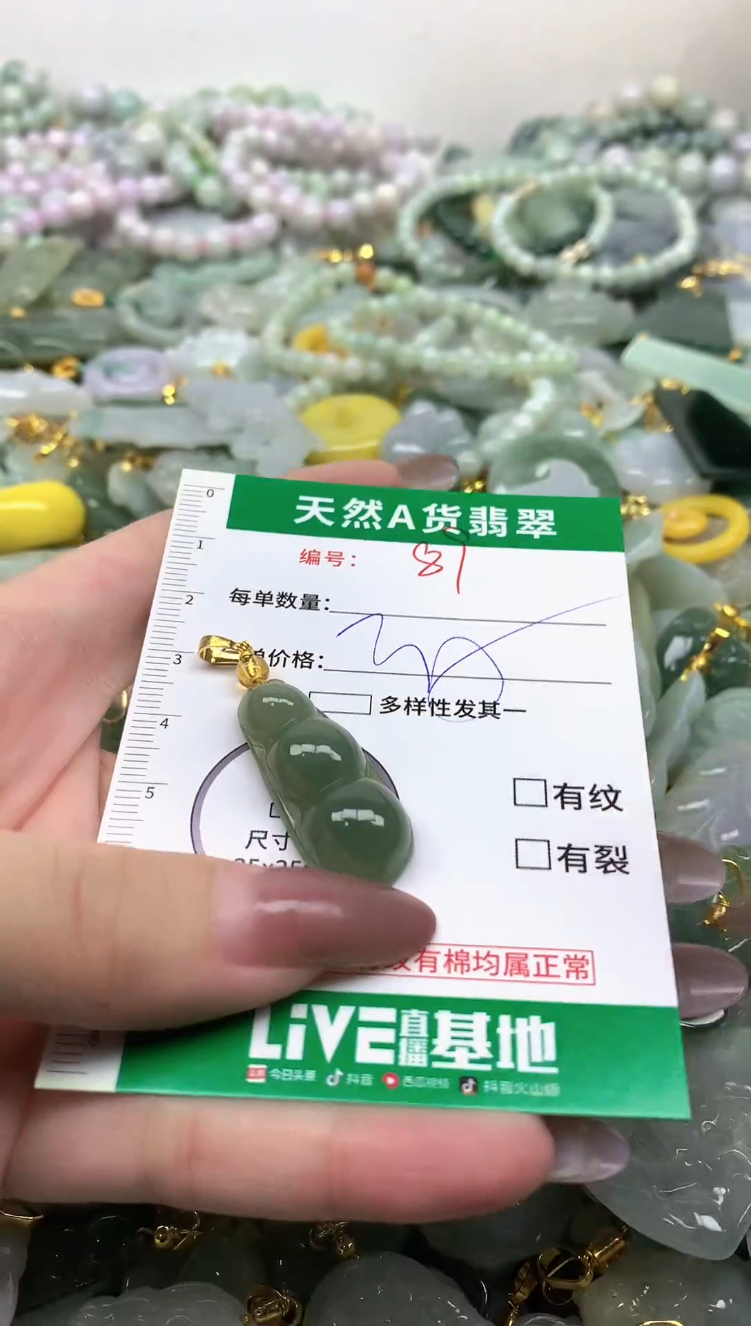 颈饰未镶嵌翡翠未镶嵌a货翡翠-89