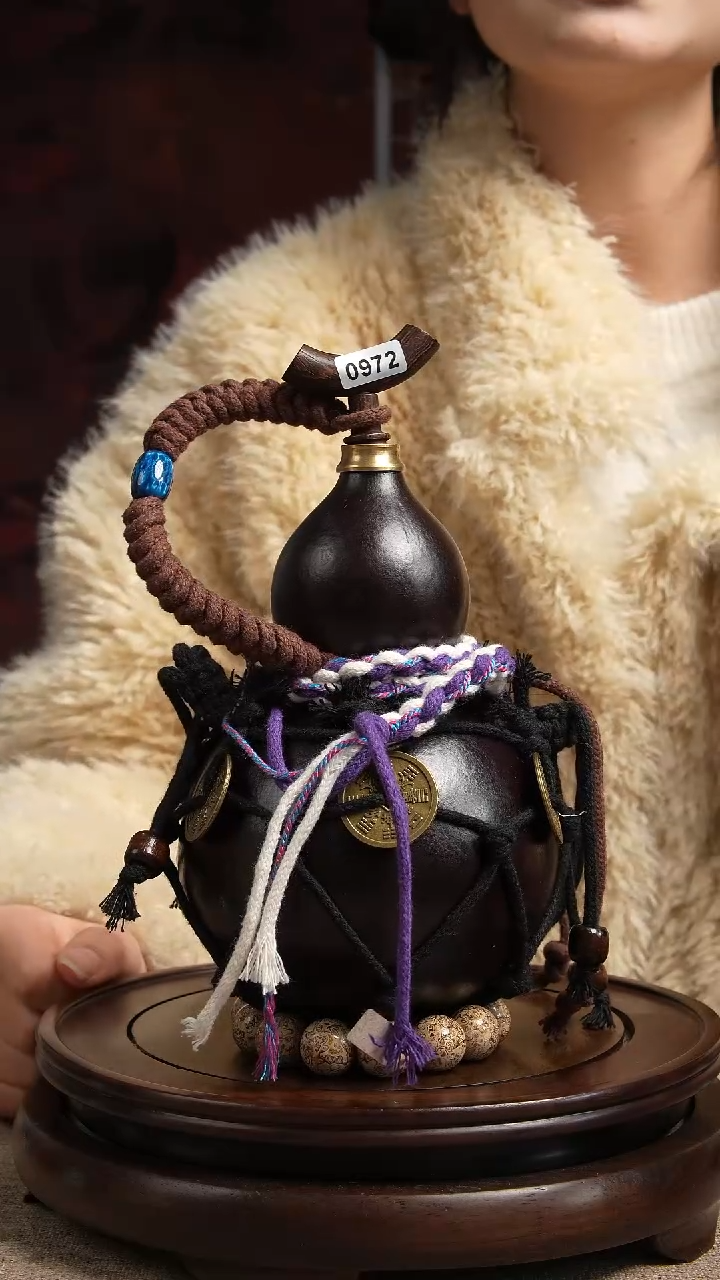 【闪购商品】972大漆酒葫芦一物一拍【450ml】