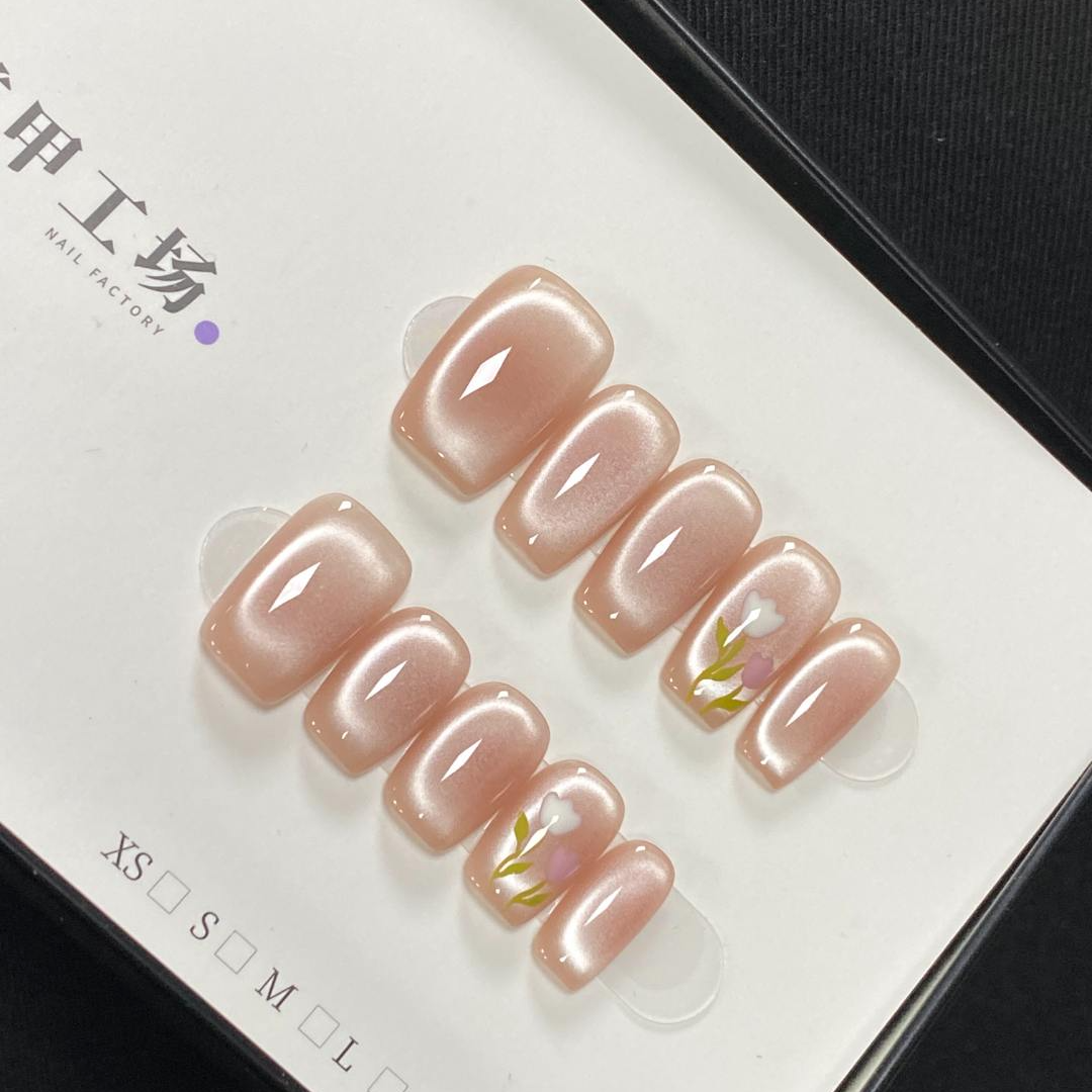 【郁支浪漫】JD1602纯手工新款轻奢手工穿戴甲（送高级工具包）