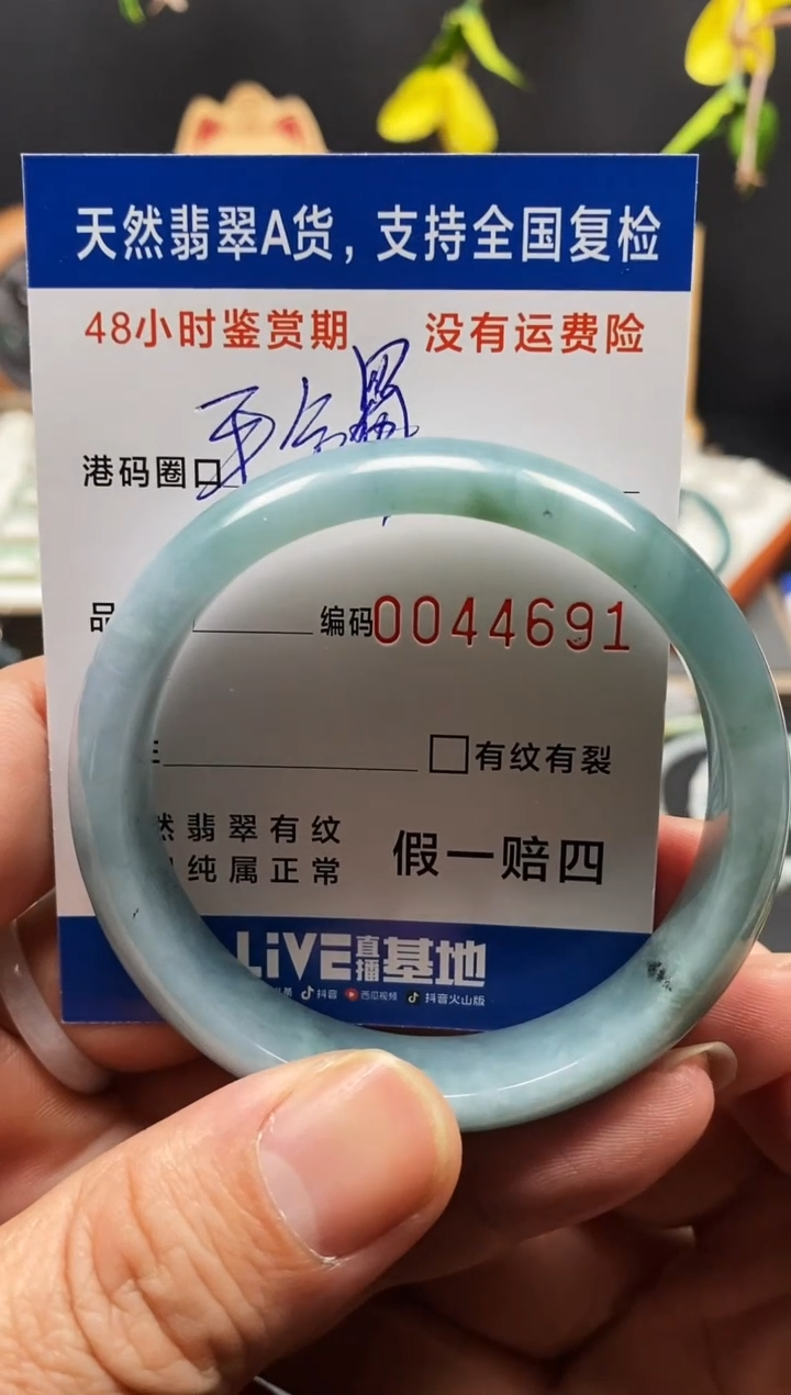 未镶嵌手镯翡翠皮*4691