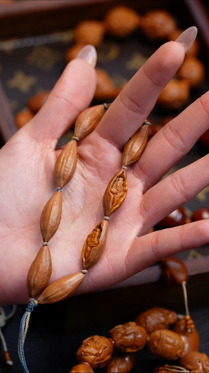 【闪购商品】橄榄核吊坠苏工橄榄核