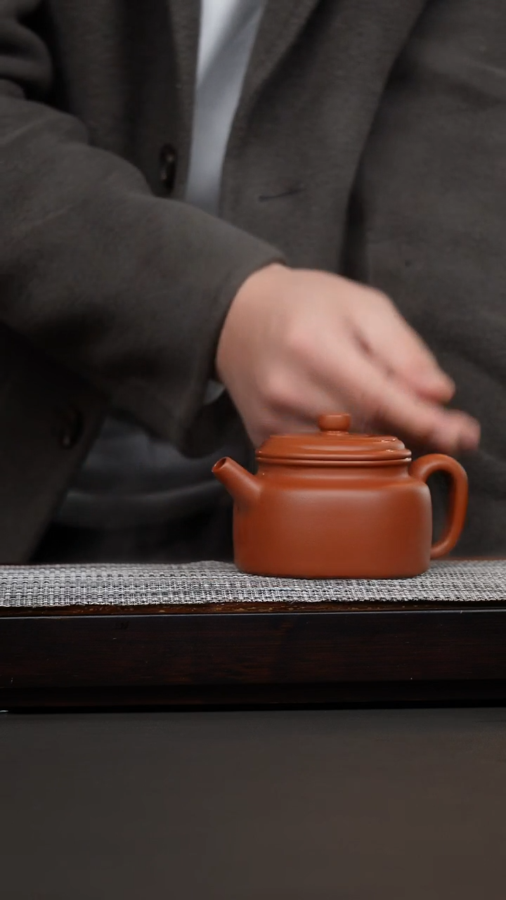 茶壶紫砂踏*赵庄朱泥德钟