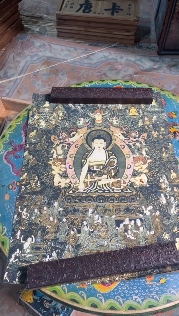 卷轴画卷轴画奥奥的唐卡