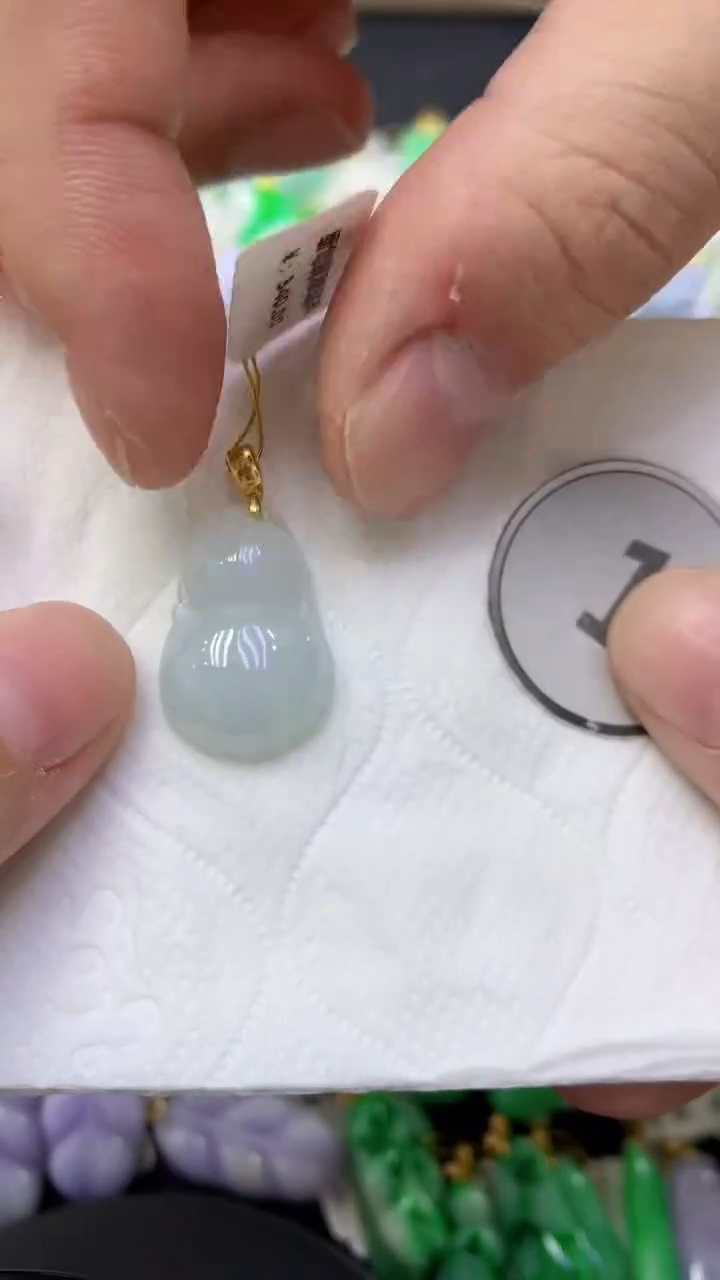 颈饰未镶嵌翡翠天然缅甸翡翠A货