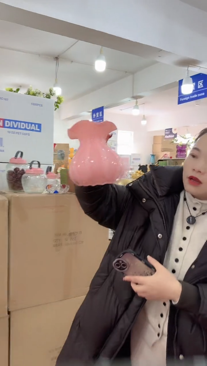 【闪购商品】无铅玻璃迪喜花器-g-早31