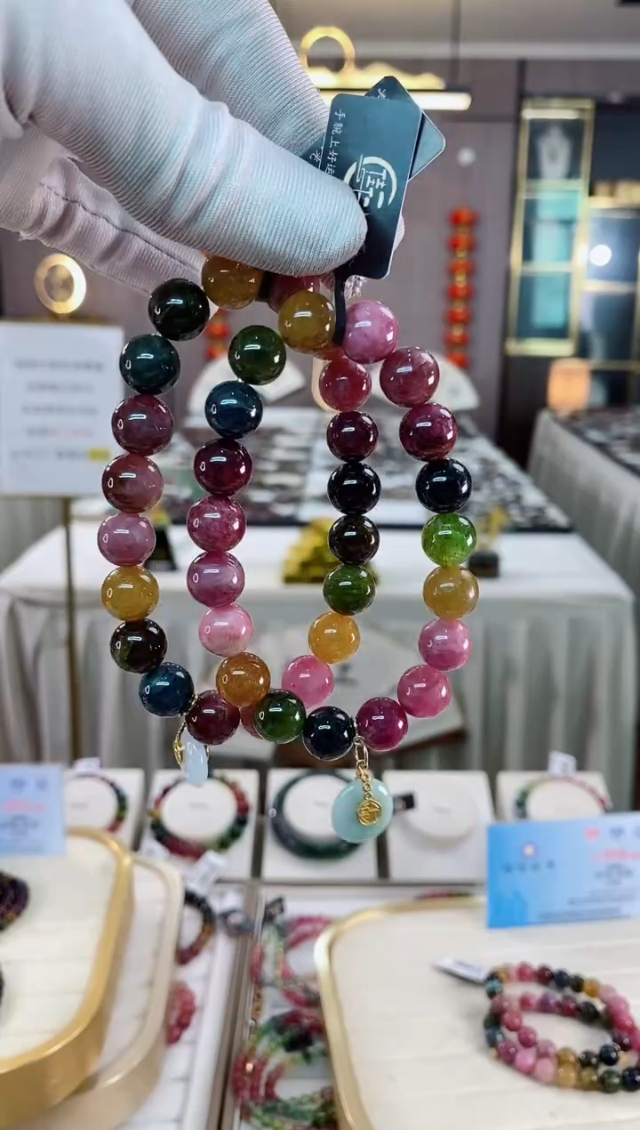 【闪购商品】单圈手串10mm+未镶嵌碧玺（多样性发一条）xion