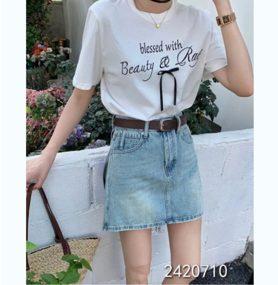 小妳XiaoNi———（夏款牛仔半身裙2420710）