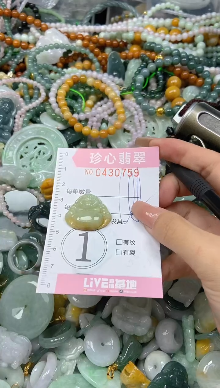 颈饰未镶嵌翡翠闪购0430759