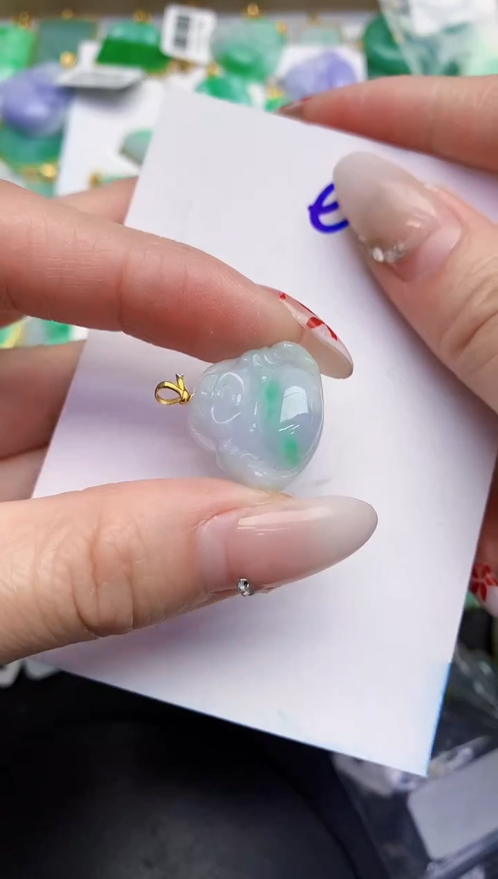 【闪购商品】翡翠颈饰18K金镶嵌000000000000