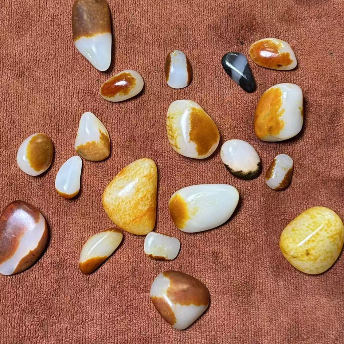 新疆和田手把件摆件