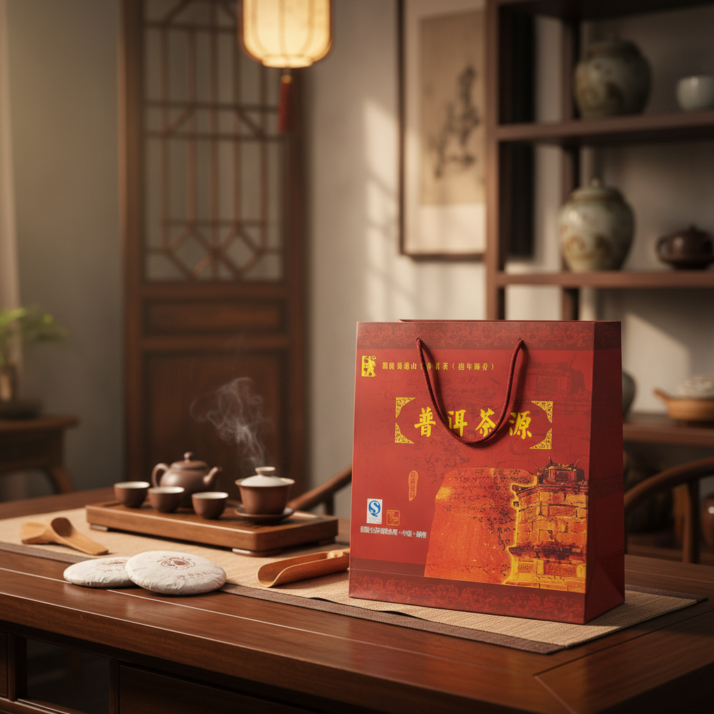 古茶公司普洱茶源熟茶纪念礼盒