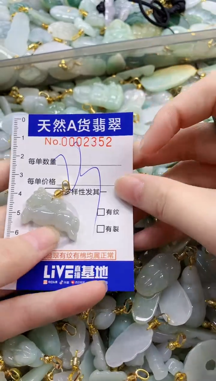 颈饰未镶嵌翡翠天然A货翡翠