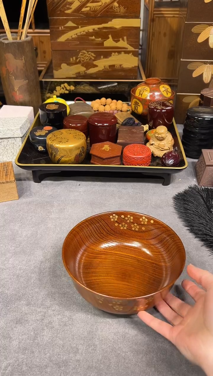 大茶碗 大漆漆器大漆漆器