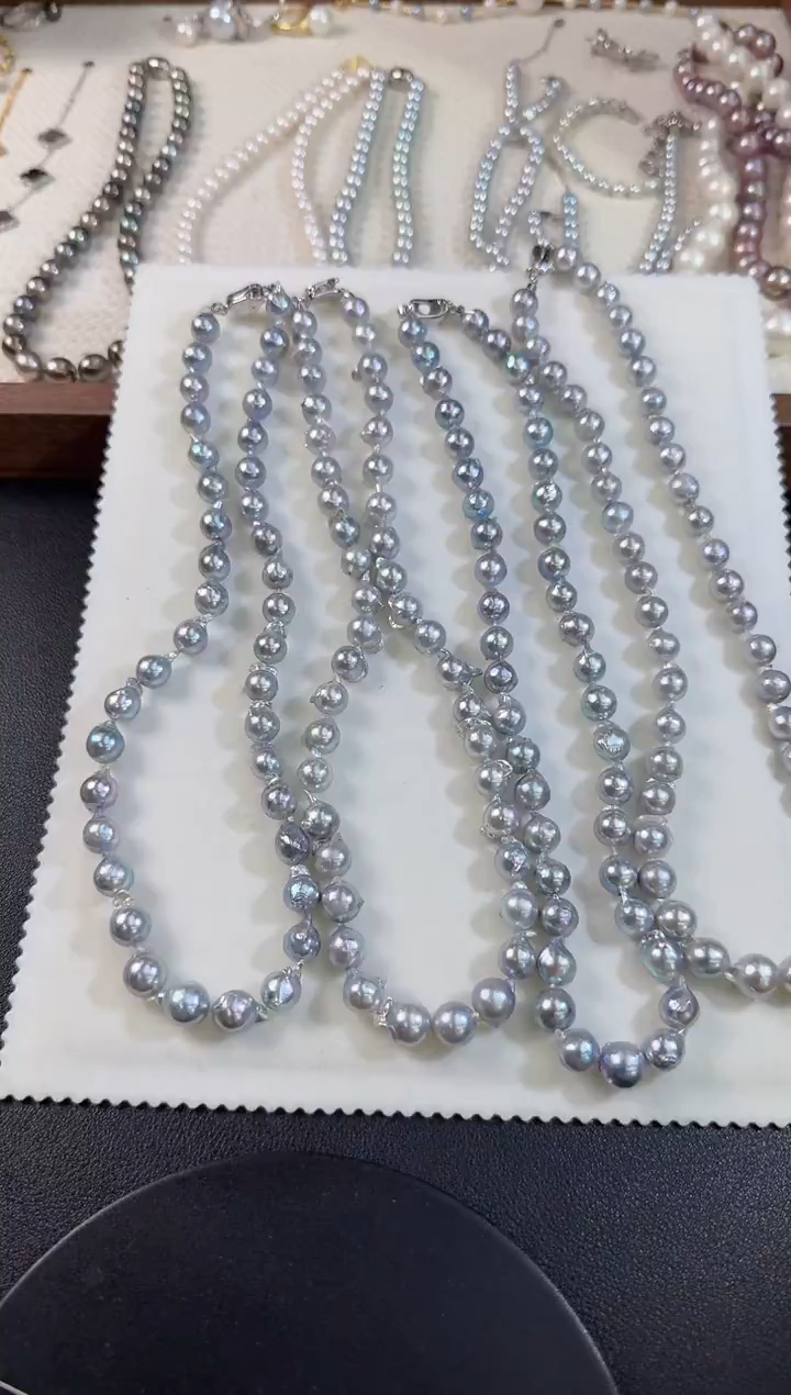 银S925镶嵌颈饰海水珍珠H1212-77-501多样性发一