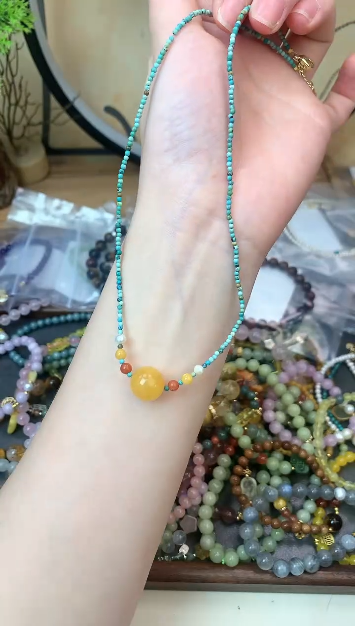 【闪购商品】蜜蜡项链未镶嵌303手串