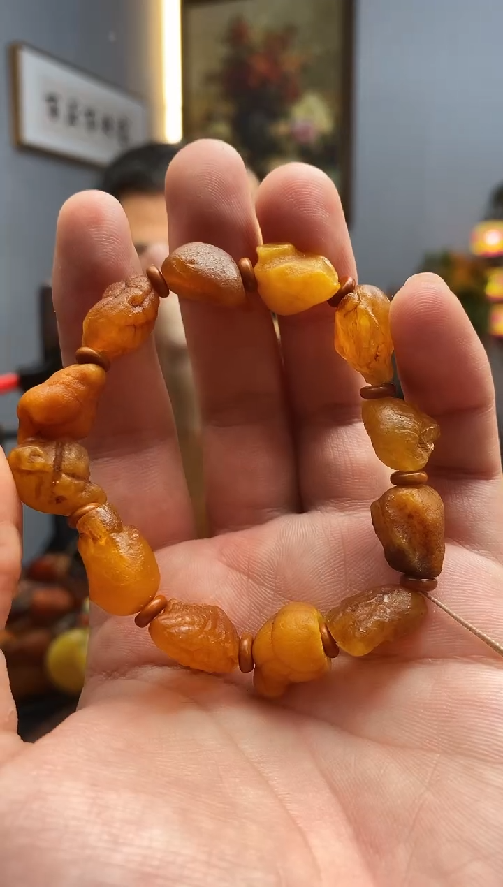手链琥珀未镶嵌手串