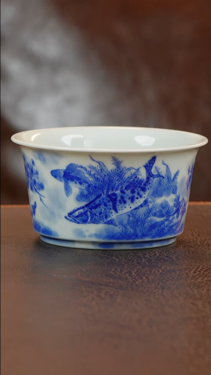 【闪购商品】青山赋鱼主人杯陶瓷