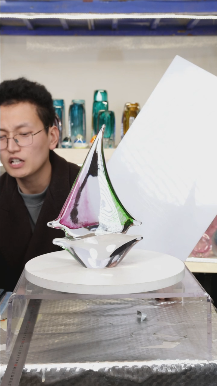 【闪购商品】琉璃高15精品琉璃正常手工痕迹