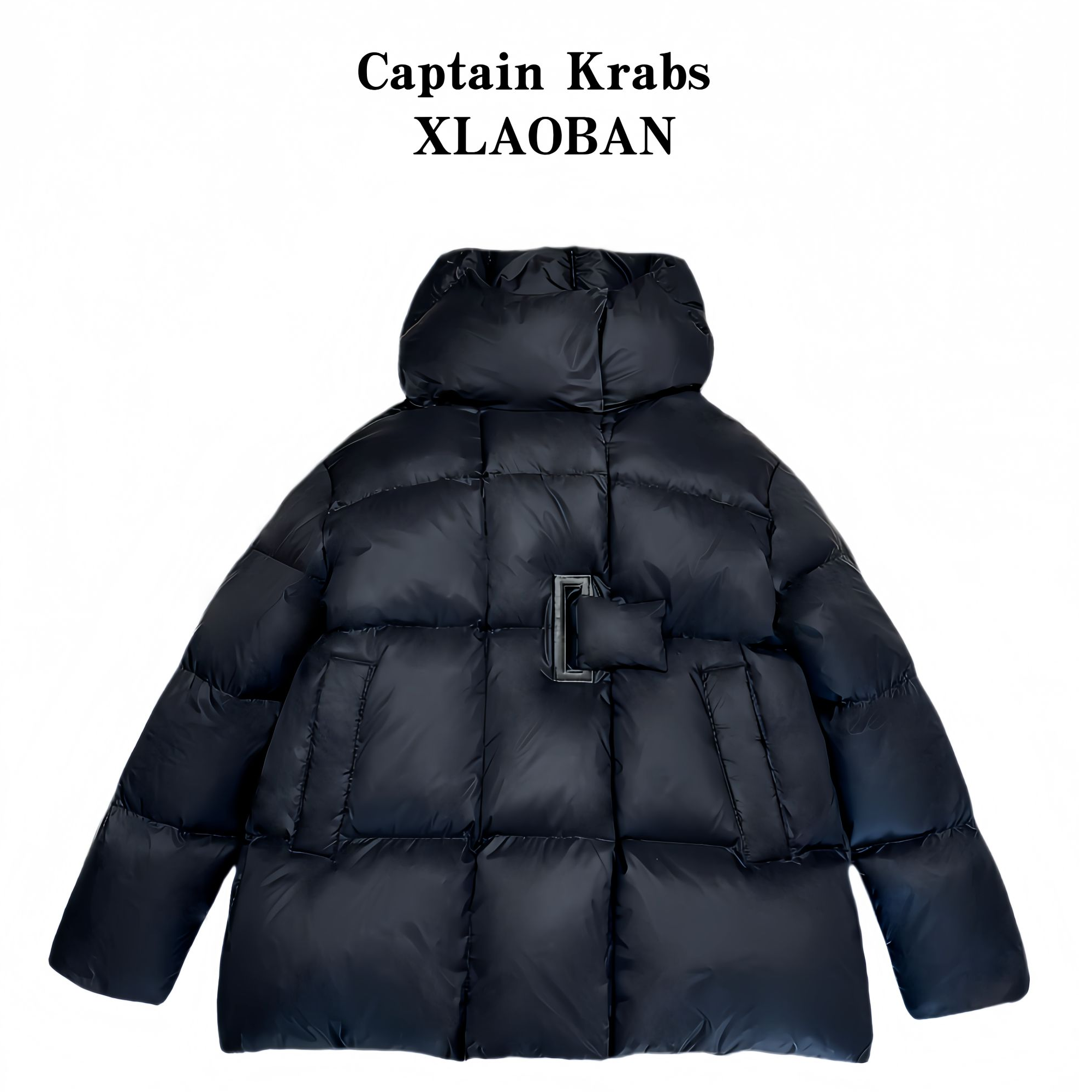 【品质】2025新款白鸭绒休闲宽松韩版百搭连帽潮流保暖冬季羽绒服