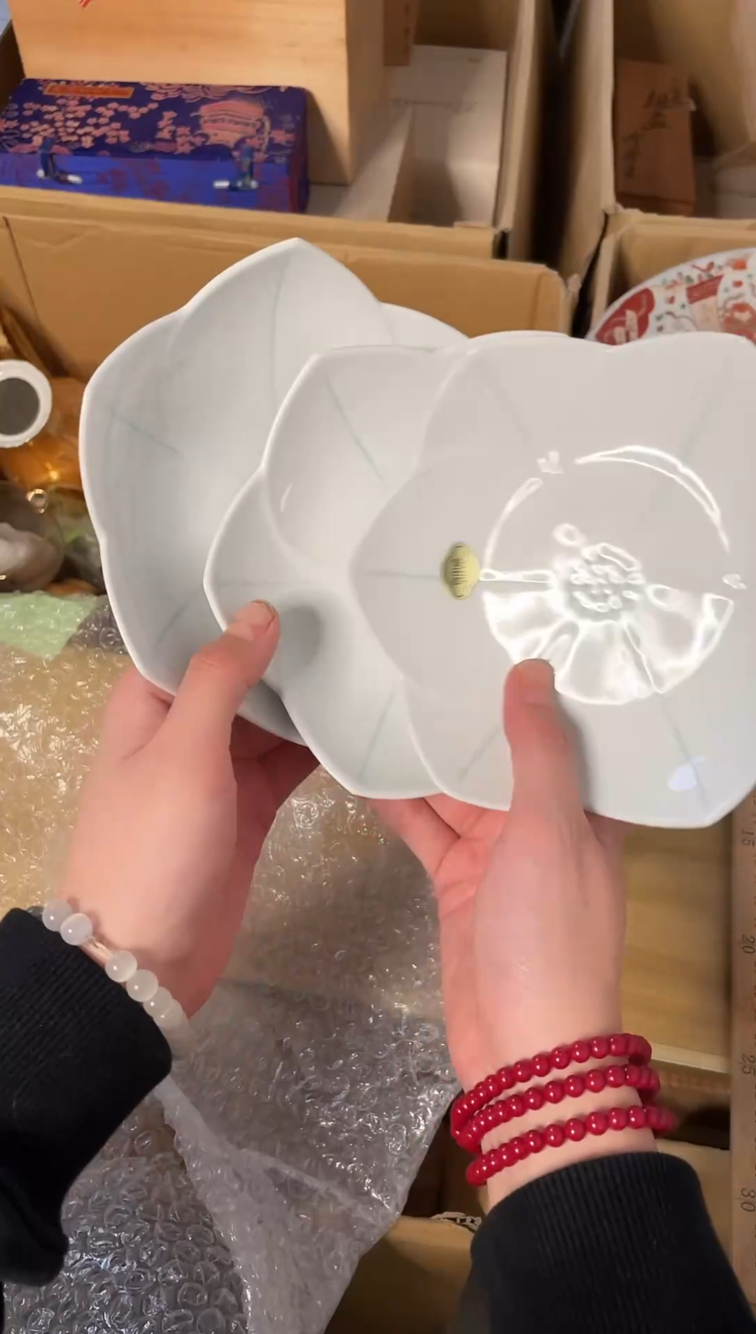 【闪购商品】瓷片5山清水秀瓷器默认微瑕三只