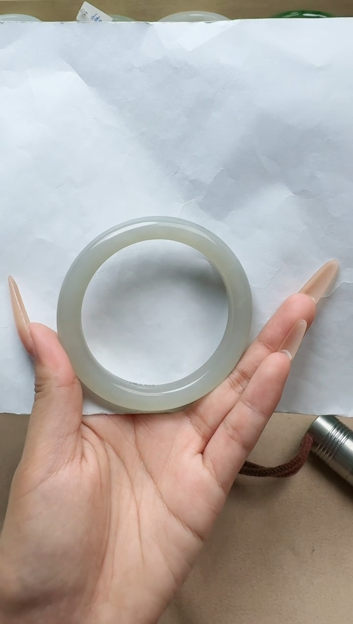 【闪购商品】和田玉手镯未镶嵌56/57圈口YY