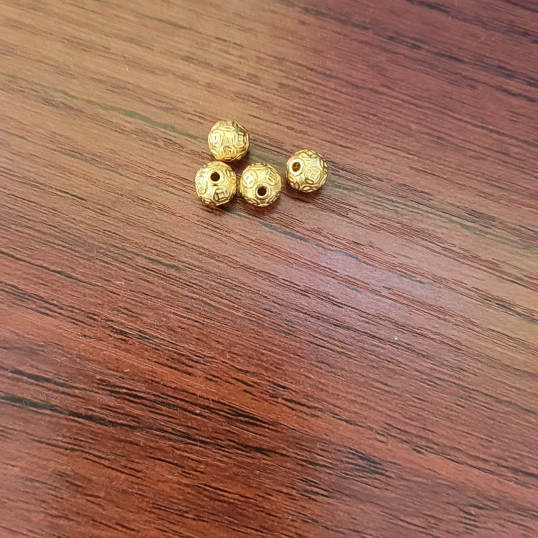 红飞珠宝足金挂件