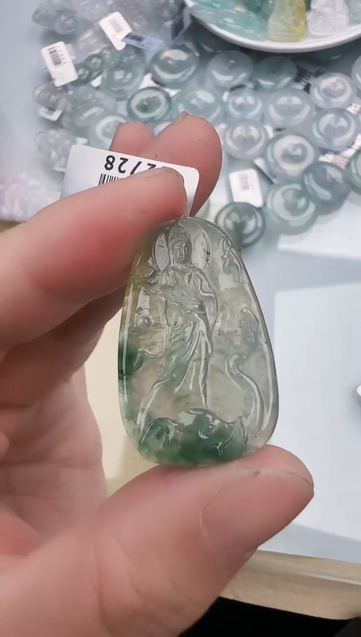 翡翠未镶嵌颈饰缅甸翡翠a货