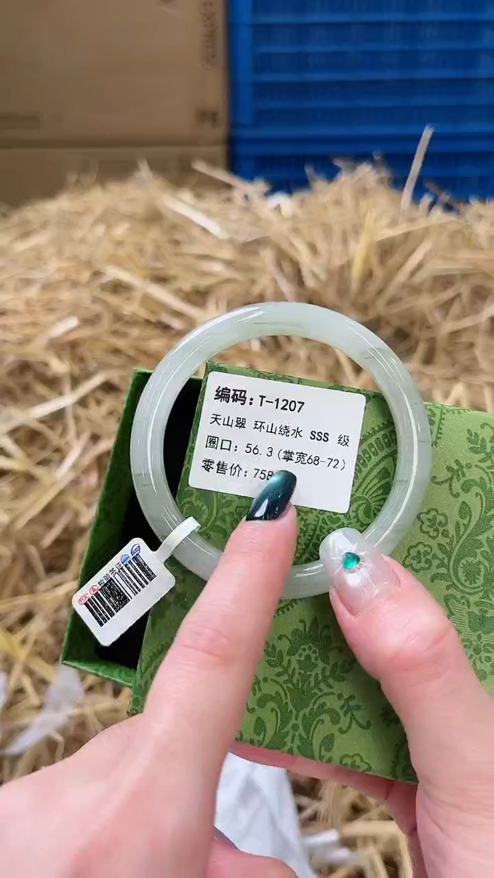 未镶嵌手镯石英质玉T-1207